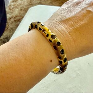 Cheetah print Kenneth Jay Lane Bracelet